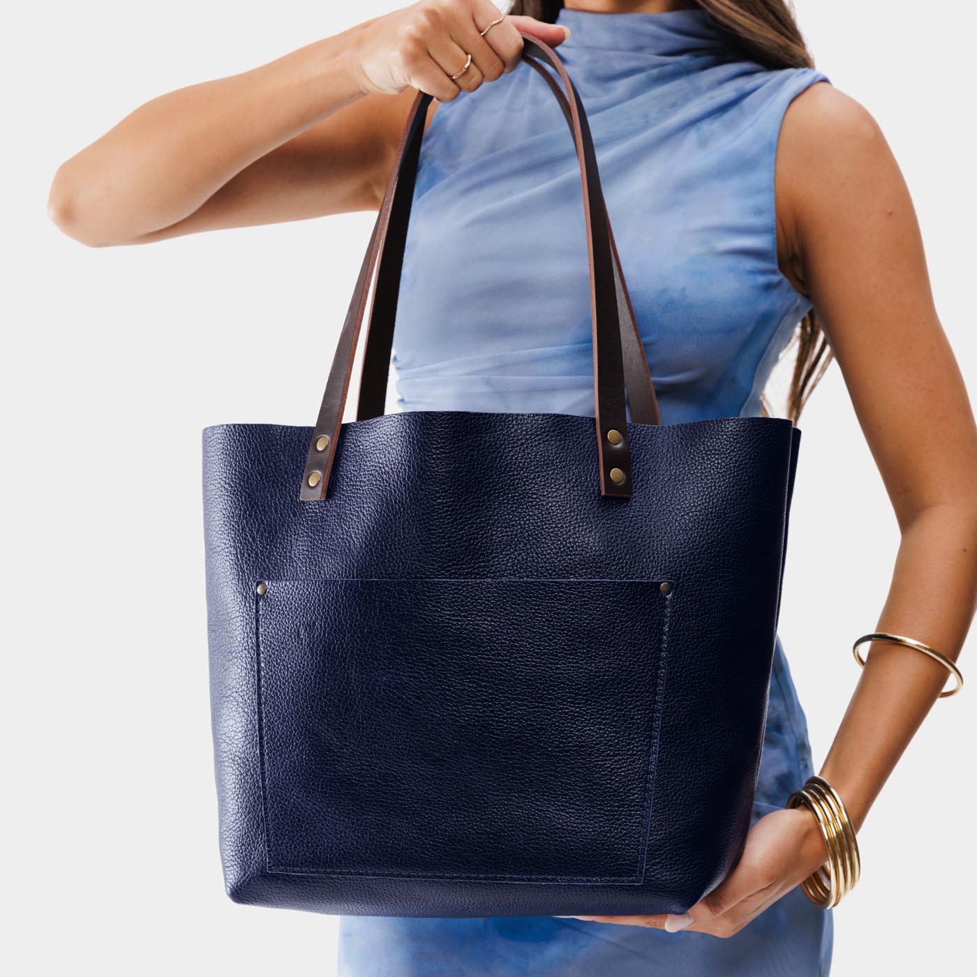 Leather Tote Bag - Image 97