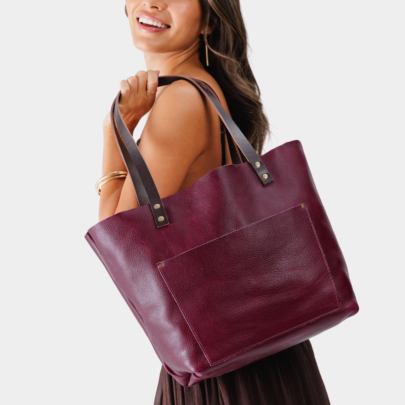Leather Tote Bag - Image 102