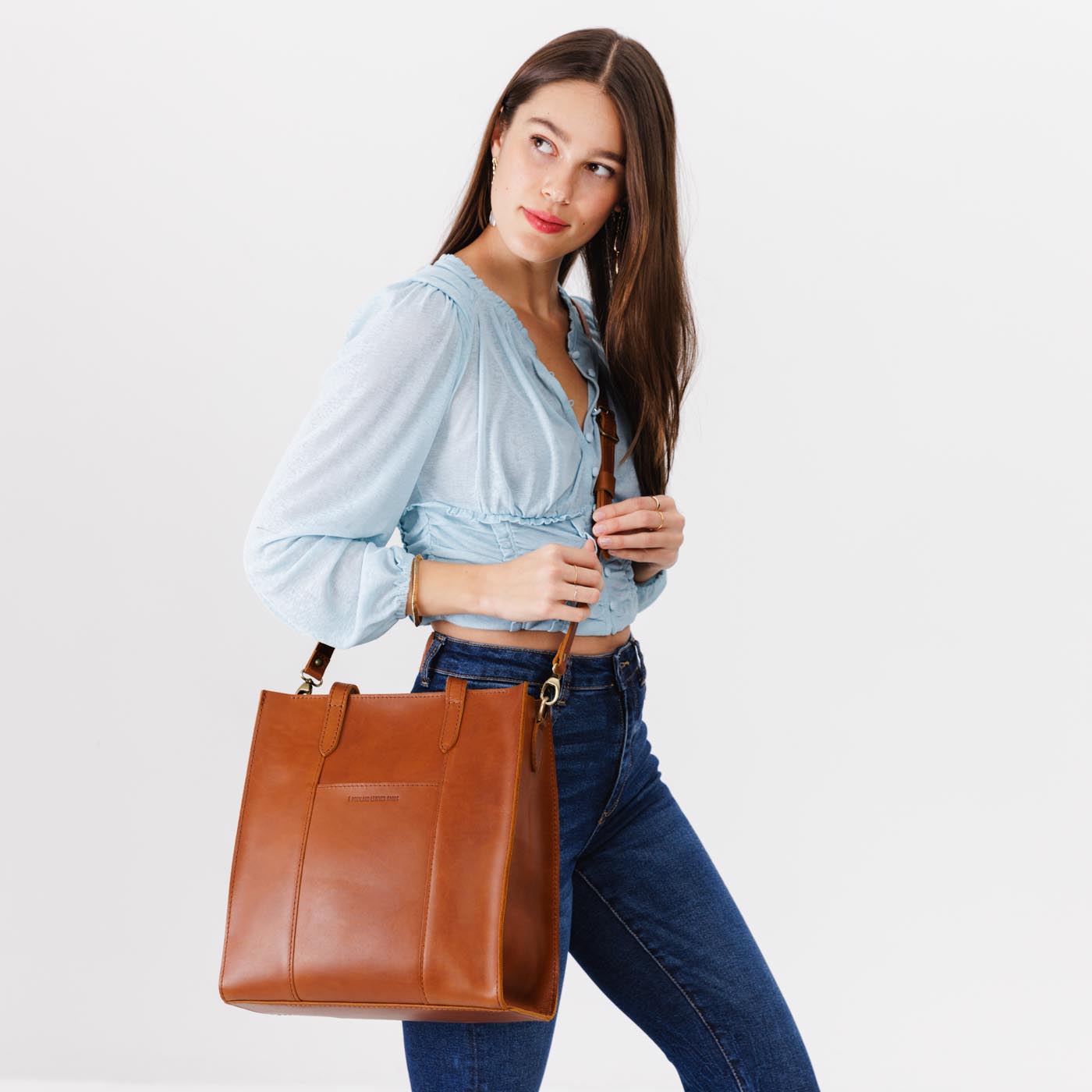 Large Lola Zipper Crossbody Tote - Image 58