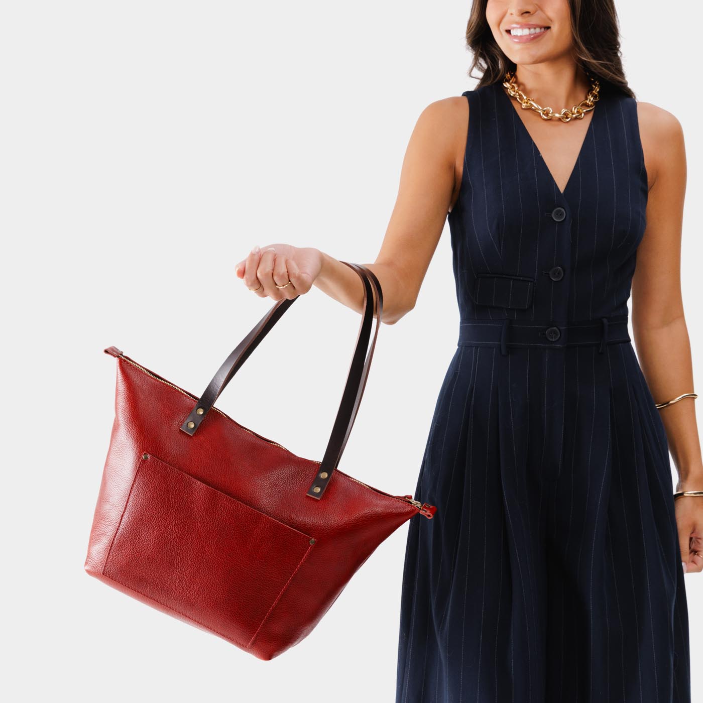 Leather Tote Bag - Image 190