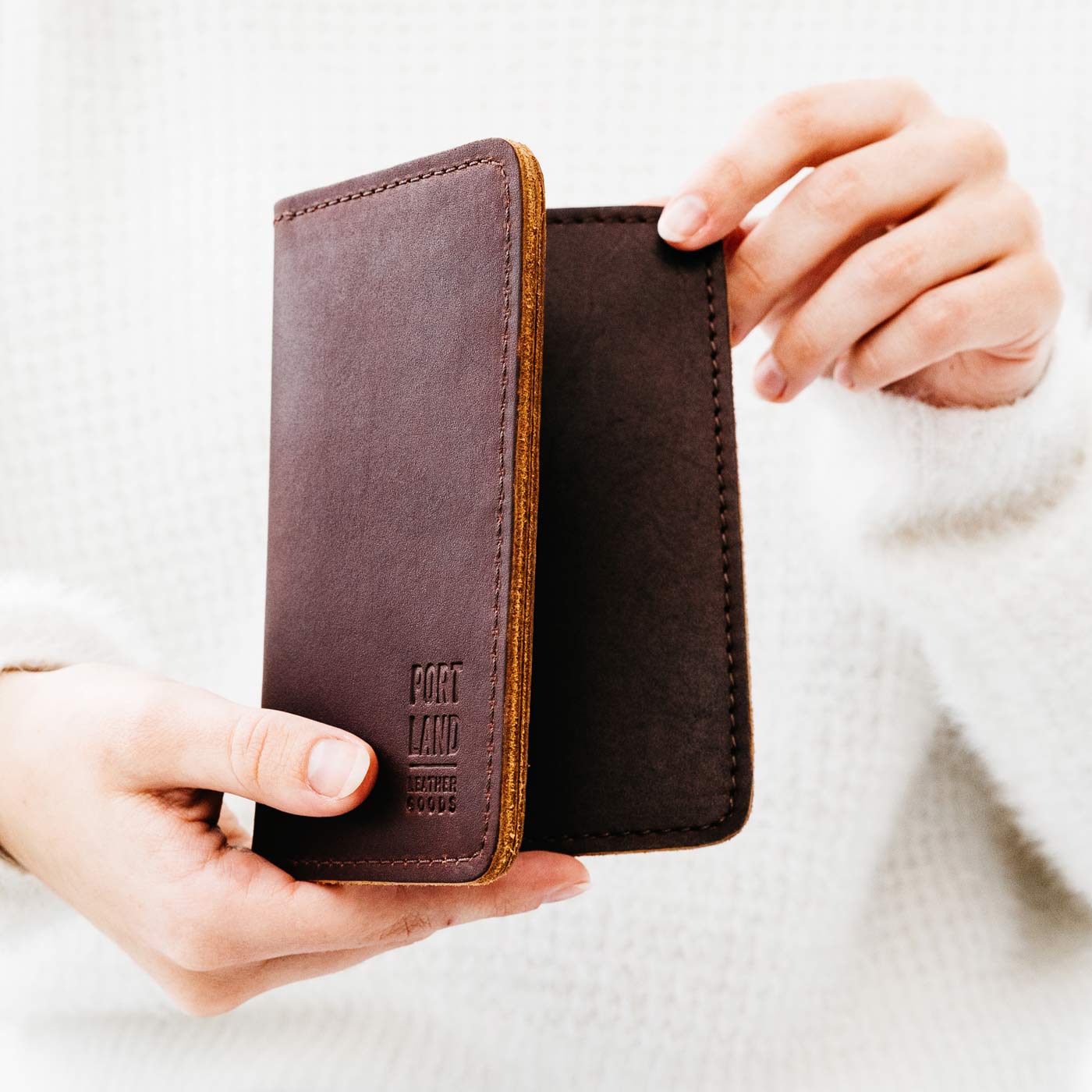 Leather Modern Passport Holder - Image 68
