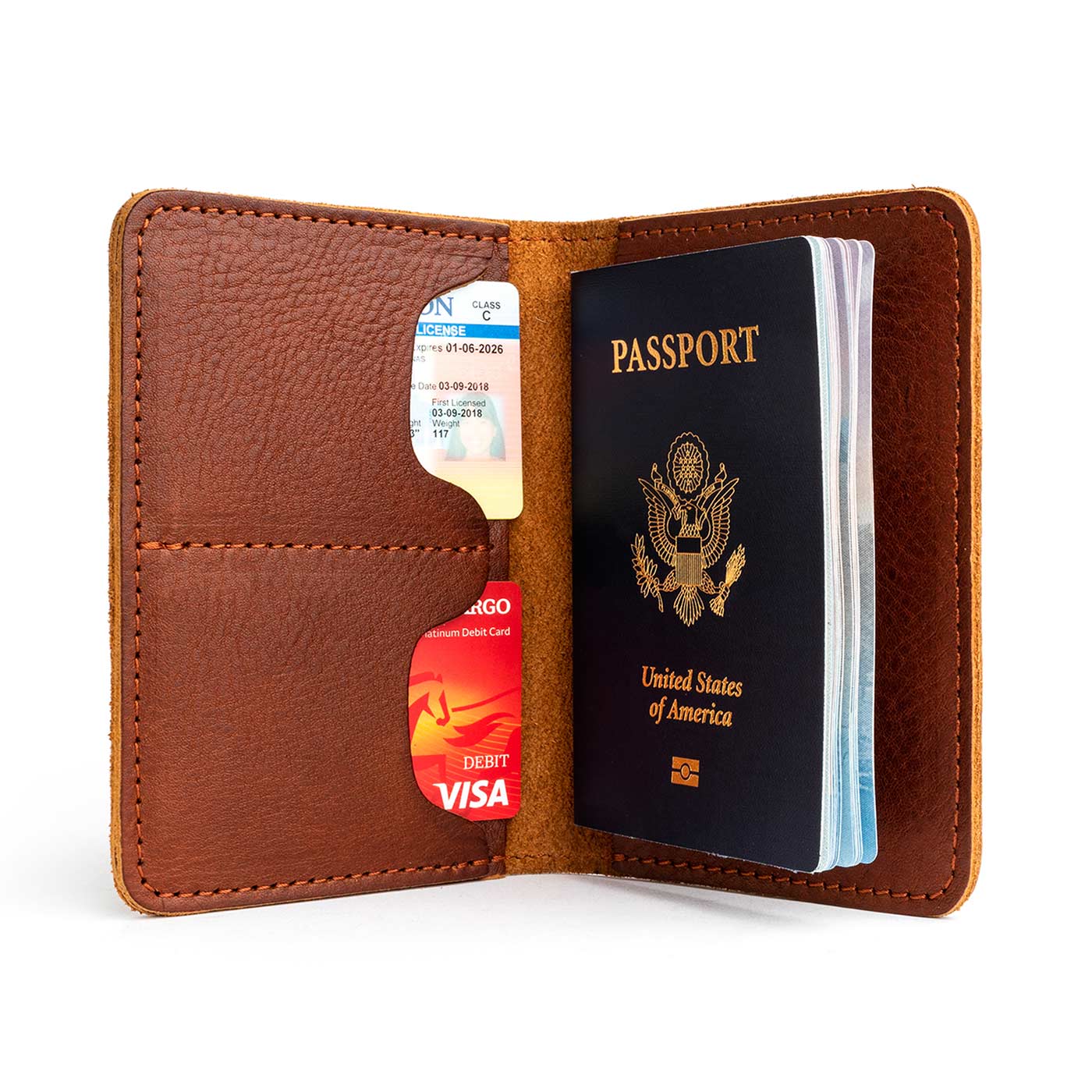 Leather Modern Passport Holder - Image 34