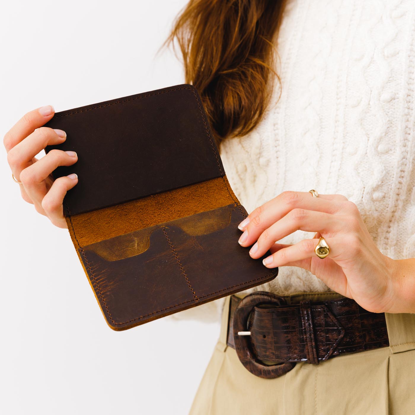 Leather Modern Passport Holder - Image 78